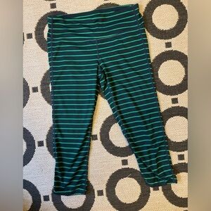 Athleta Stripe Contender Leggings